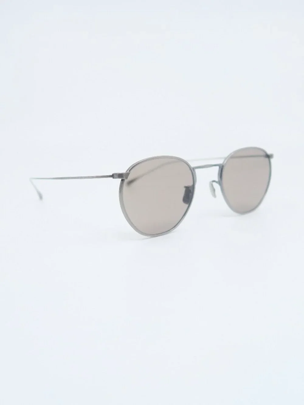 EYEVAN 7285 #188 801 Light Gray Titanium Round New Sunglasses Frames.